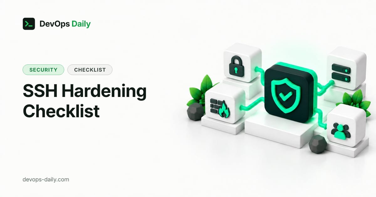 SSH Hardening Checklist