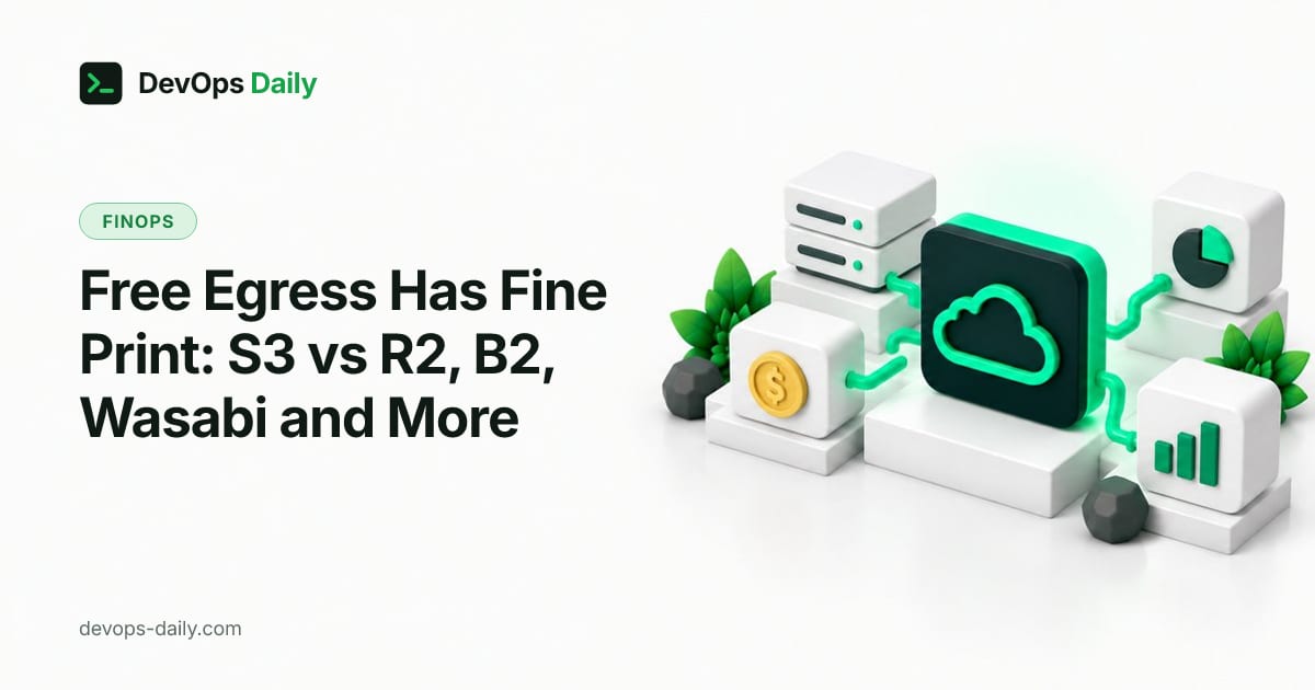 Free Egress Has Fine Print: S3 vs R2, B2, Wasabi and More